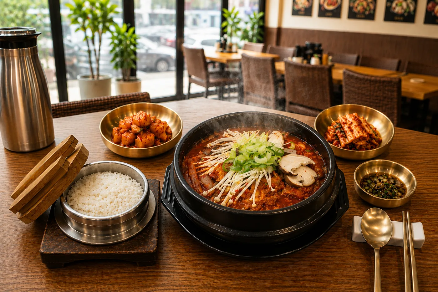 갈비와 양, 곱창이 어우러진 갈비 양곰탕